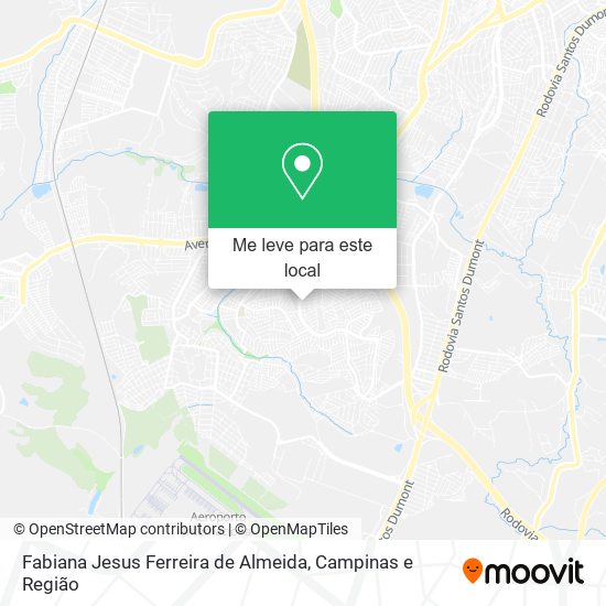 Fabiana Jesus Ferreira de Almeida mapa