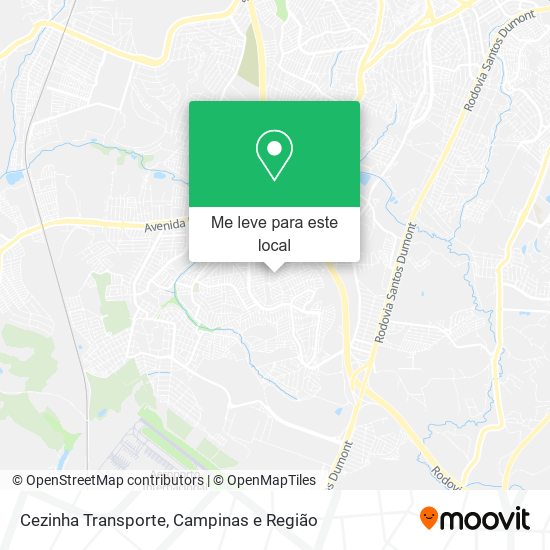 Cezinha Transporte mapa