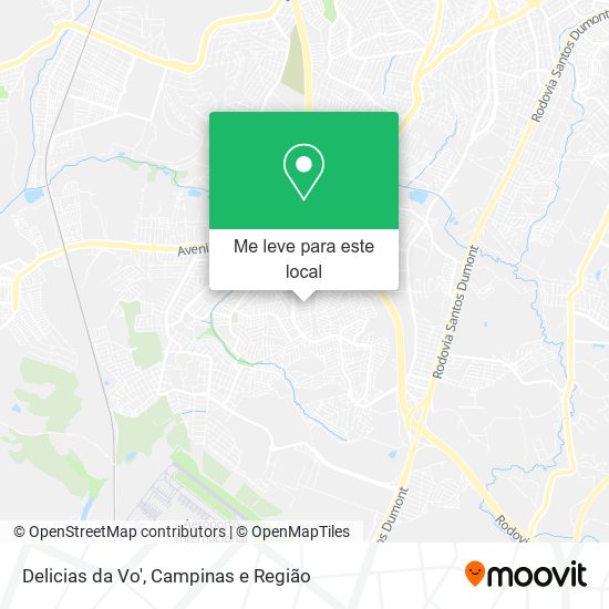 Delicias da Vo' mapa