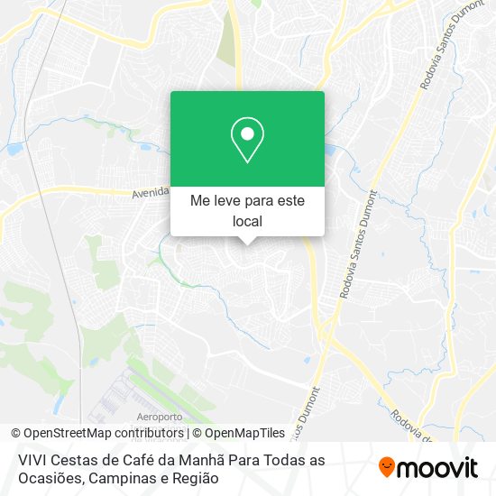 VIVI Cestas de Café da Manhã Para Todas as Ocasiões mapa