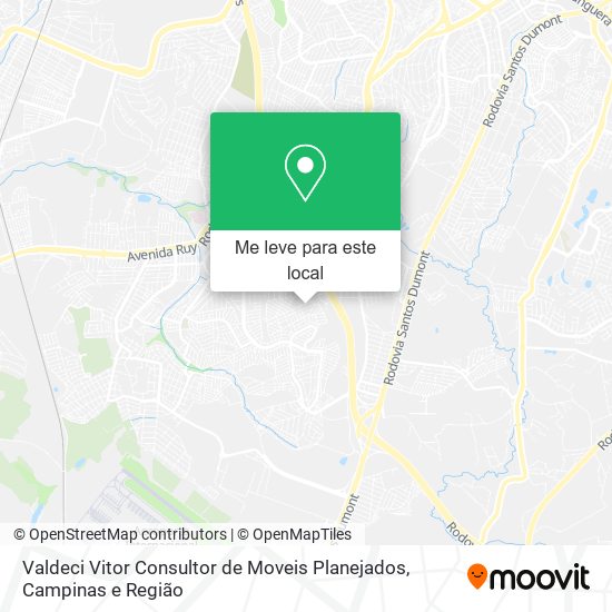 Valdeci Vitor Consultor de Moveis Planejados mapa