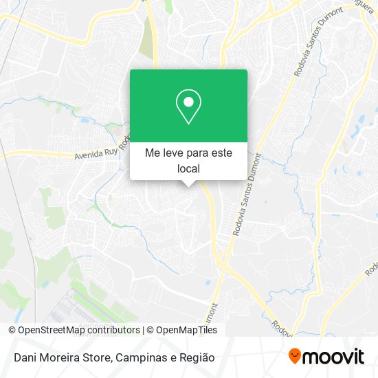 Dani Moreira Store mapa