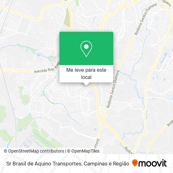 Sr Brasil de Aquino Transportes mapa