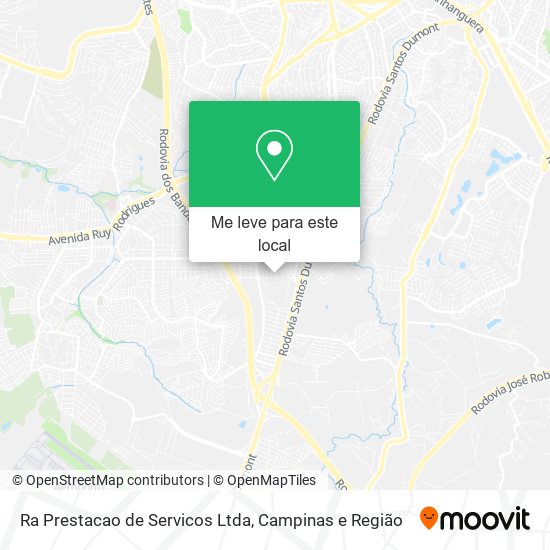 Ra Prestacao de Servicos Ltda mapa