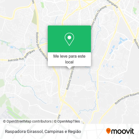 Raspadora Girassol mapa