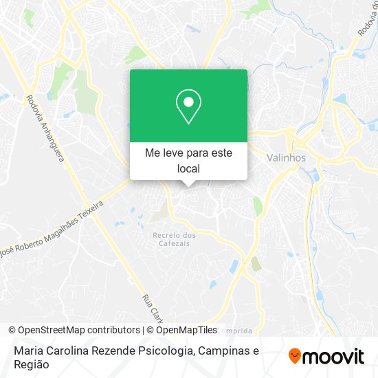 Maria Carolina Rezende Psicologia mapa