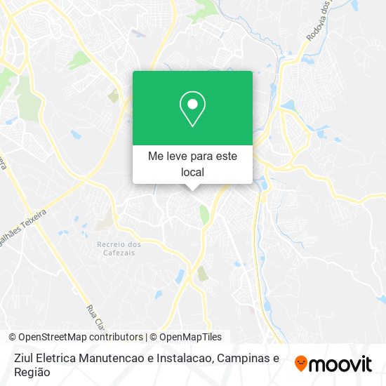 Ziul Eletrica Manutencao e Instalacao mapa