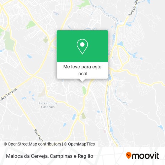 Maloca da Cerveja mapa