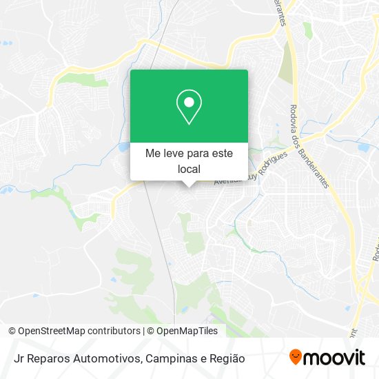 Jr Reparos Automotivos mapa