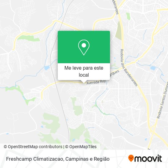 Freshcamp Climatizacao mapa