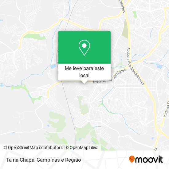 Ta na Chapa mapa