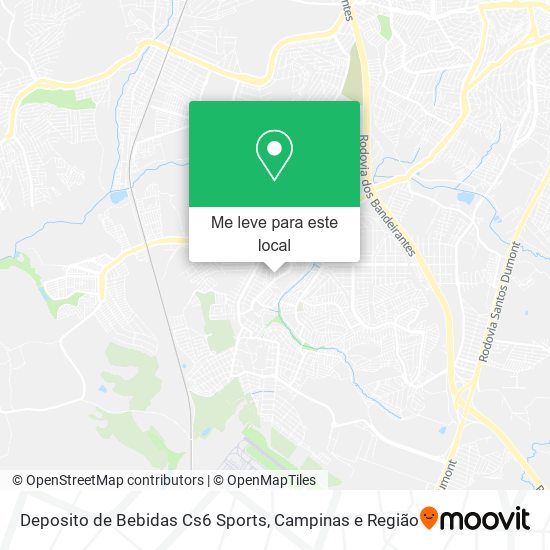 Deposito de Bebidas Cs6 Sports mapa