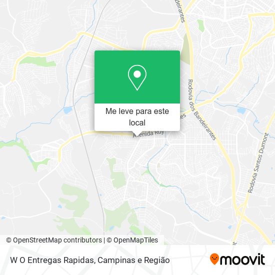 W O Entregas Rapidas mapa