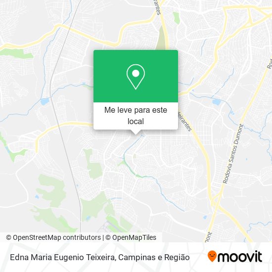Edna Maria Eugenio Teixeira mapa