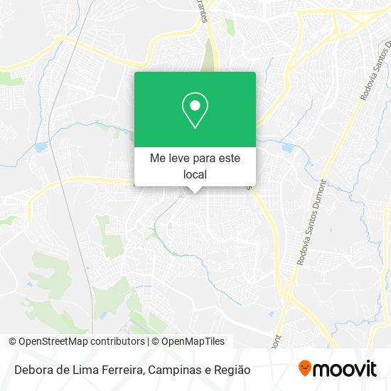 Debora de Lima Ferreira mapa