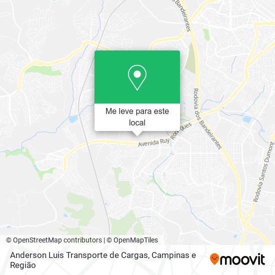 Anderson Luis Transporte de Cargas mapa