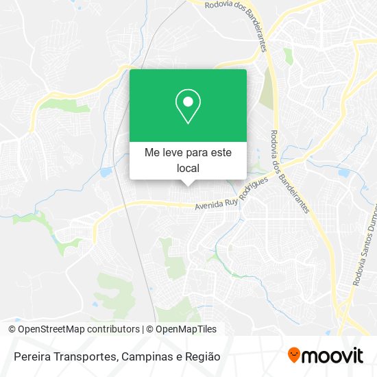 Pereira Transportes mapa