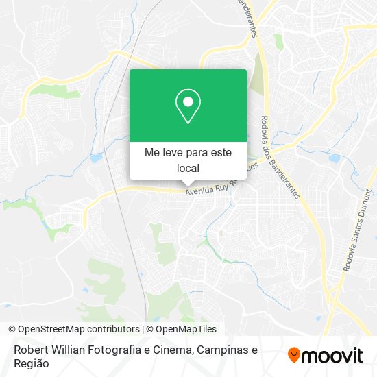 Robert Willian Fotografia e Cinema mapa