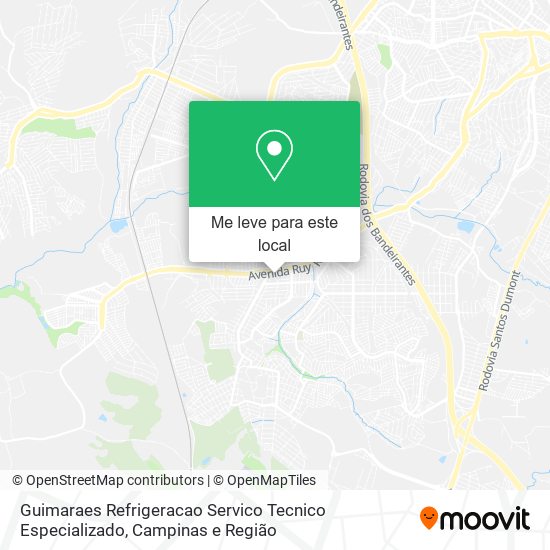 Guimaraes Refrigeracao Servico Tecnico Especializado mapa