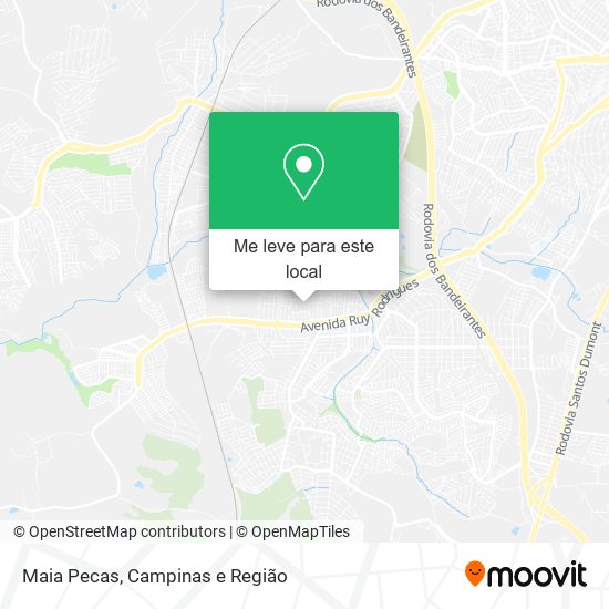 Maia Pecas mapa