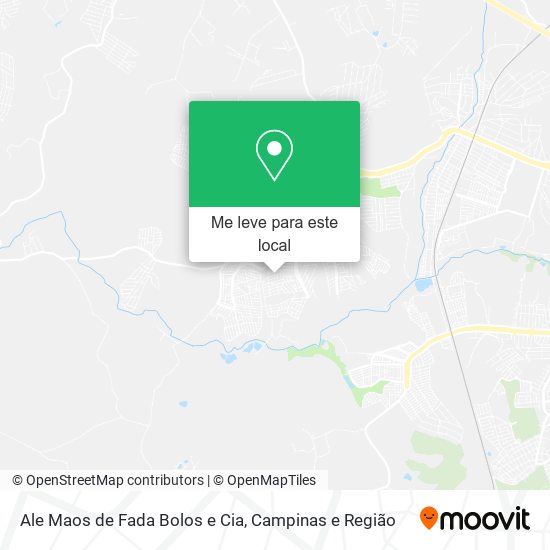 Ale Maos de Fada Bolos e Cia mapa