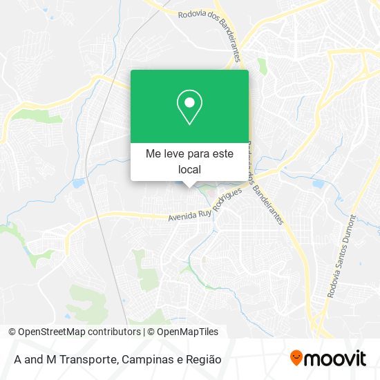 A and M Transporte mapa