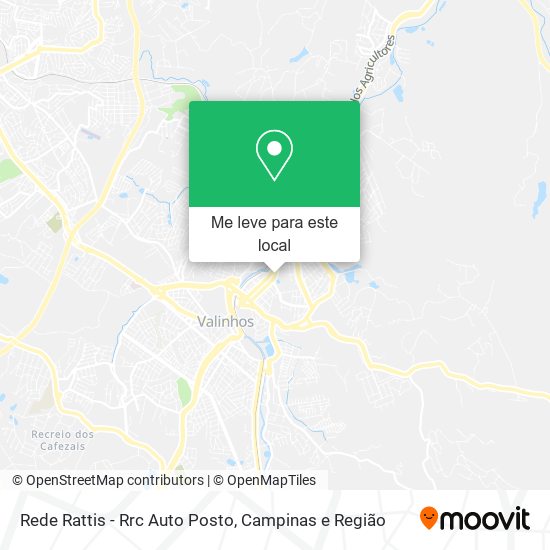 Rede Rattis - Rrc Auto Posto mapa