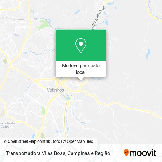 Transportadora Vilas Boas mapa