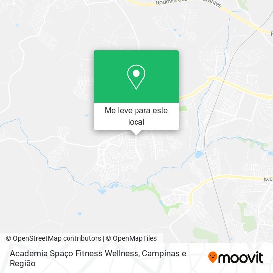 Academia Spaço Fitness Wellness mapa