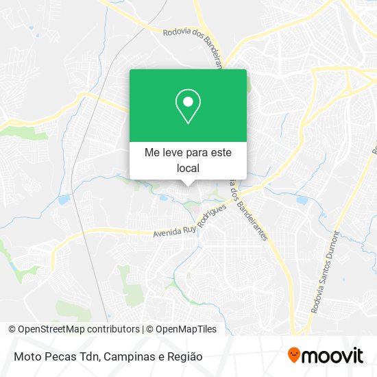 Moto Pecas Tdn mapa