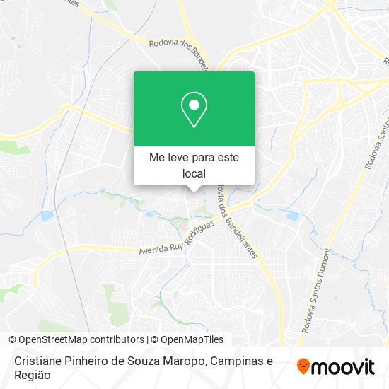 Cristiane Pinheiro de Souza Maropo mapa