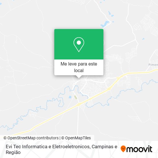 Evi Tec Informatica e Eletroeletronicos mapa