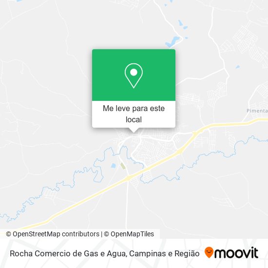 Rocha Comercio de Gas e Agua mapa