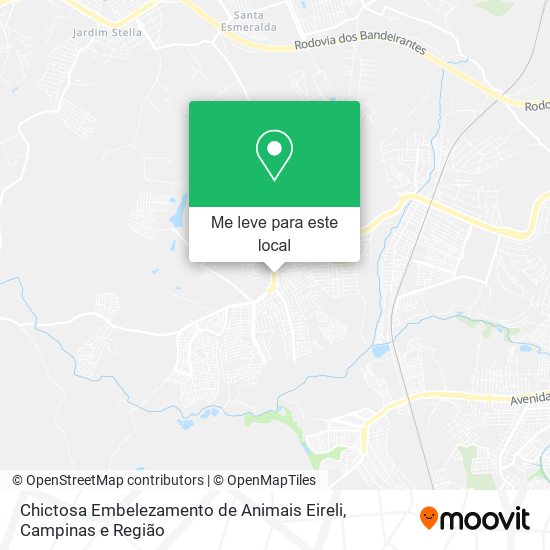 Chictosa Embelezamento de Animais Eireli mapa