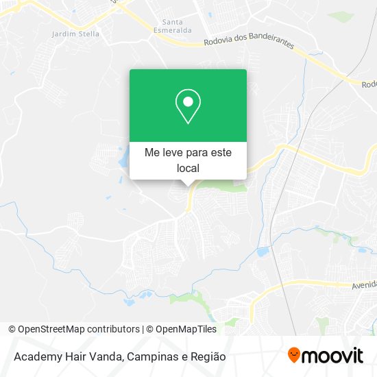 Academy Hair Vanda mapa