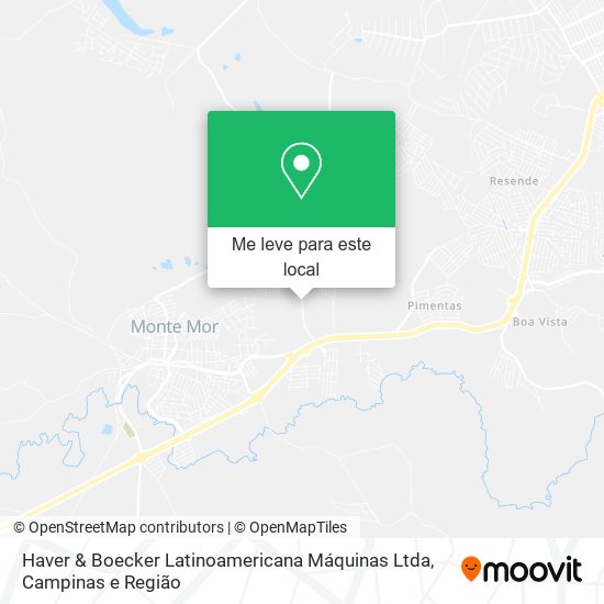 Haver & Boecker Latinoamericana Máquinas Ltda mapa