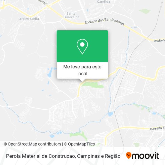Perola Material de Construcao mapa