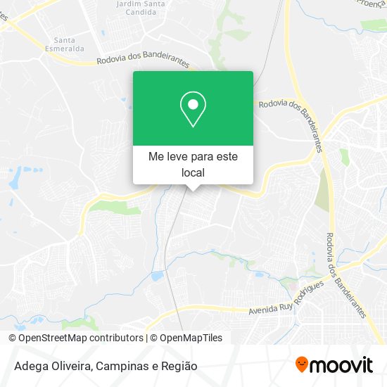 Adega Oliveira mapa