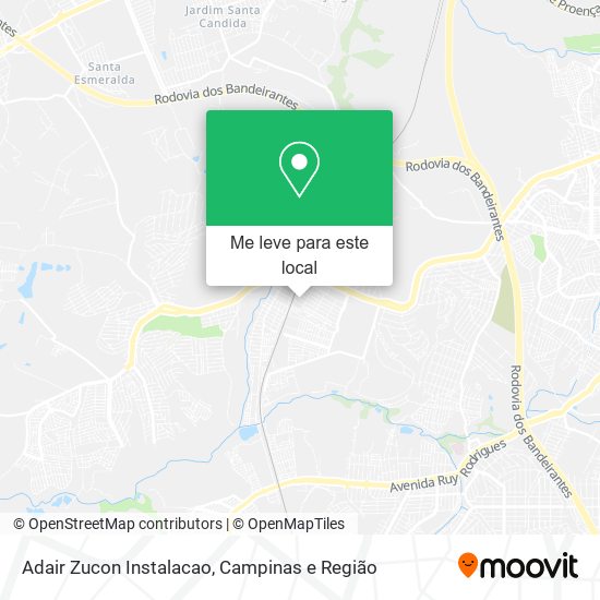 Adair Zucon Instalacao mapa