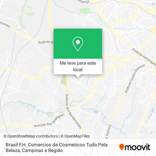 Brasil F.H. Comercios de Cosmeticos Tudo Pela Beleza mapa