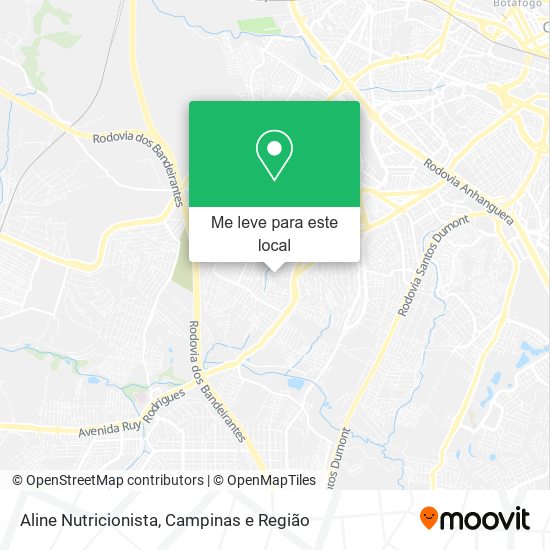 Aline Nutricionista mapa