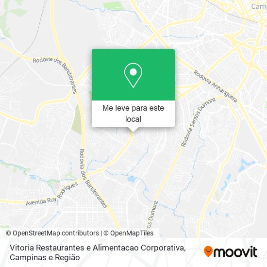 Vitoria Restaurantes e Alimentacao Corporativa mapa