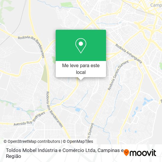 Toldos Mobel Indústria e Comércio Ltda mapa