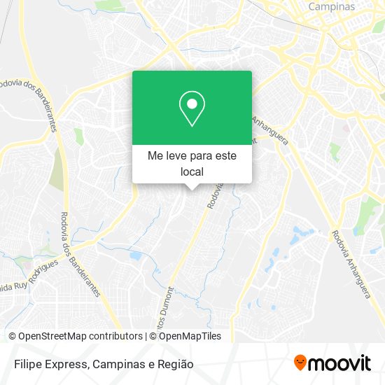 Filipe Express mapa