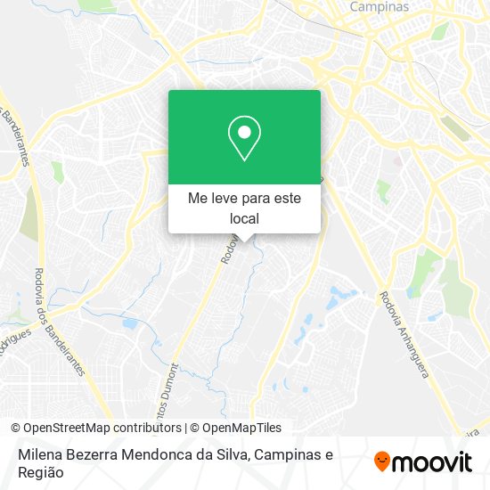 Milena Bezerra Mendonca da Silva mapa
