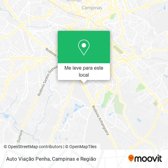 Auto Viação Penha mapa