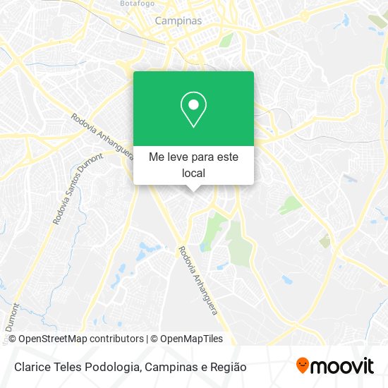 Clarice Teles Podologia mapa