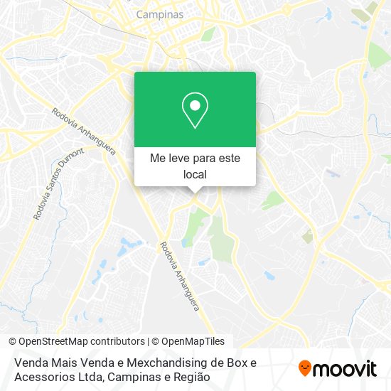 Venda Mais Venda e Mexchandising de Box e Acessorios Ltda mapa