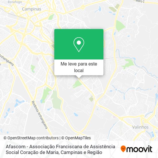 Afascom - Associação Franciscana de Assistência Social Coração de Maria mapa