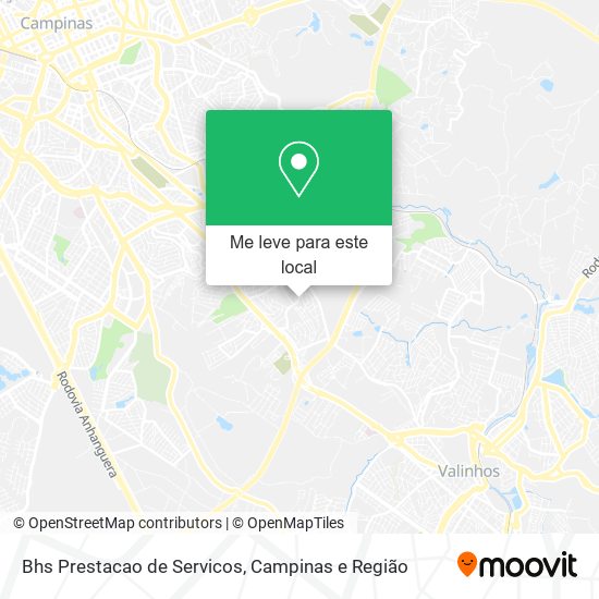 Bhs Prestacao de Servicos mapa